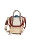 首图 - 点击放大 - CUBA LAB - Habanera Trek Arctic Leather Raffia Bucket Bag