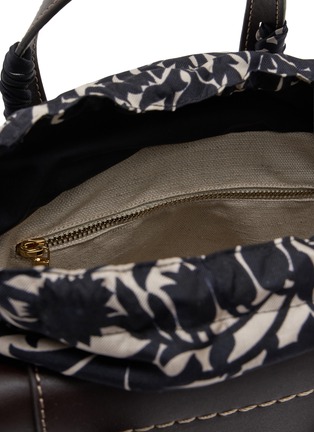 细节 - 点击放大 - CUBA LAB - Habanera Silk Eclipse Leather Bucket Bag