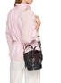 正面 -点击放大 - CUBA LAB - Habanera Silk Eclipse Leather Bucket Bag