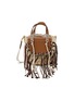 首图 - 点击放大 - CUBA LAB - Habanera Fringes Pain Brule Leather Raffia Bucket Bag