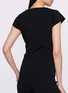 正面 -点击放大 - SKIMS - REFINED KNIT 椭圆领短袖 T 恤