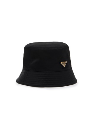 模特儿示范图 - 点击放大 - PRADA - Enamelled Logo Re-Nylon Bucket Hat