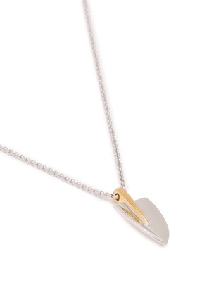 细节 - 点击放大 - AVGVST - Garden Shovel 14K Gold Rhodium Plated Sterling Silver Necklace