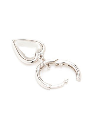 细节 - 点击放大 - AVGVST - Small Rock Crystal Heart Single Earring
