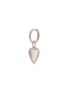 首图 - 点击放大 - AVGVST - Small Rock Crystal Heart Single Earring