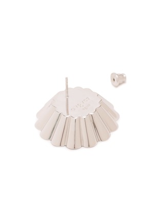 细节 - 点击放大 - AVGVST - X J.Kim Rhodium Plated Silver Baking Cup Stud Earrings