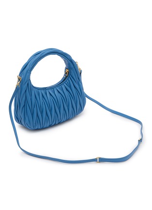 细节 - 点击放大 - MIU MIU - Wander Matelassé Leather Hobo Bag