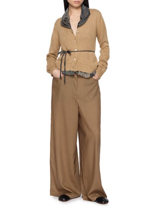 模特儿示范图 - 点击放大 - MASNADA - Oversized Wide Leg Work Pants