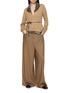 模特儿示范图 - 点击放大 - MASNADA - Oversized Wide Leg Work Pants