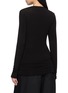 背面 - 点击放大 - MASNADA - Tie Neck Long Sleeve T-Shirt