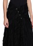  - MASNADA - Asymmetric Textured Wrap Skirt