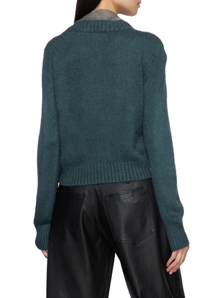 背面 - 点击放大 - MASNADA - Neck Scarf Knit Sweater