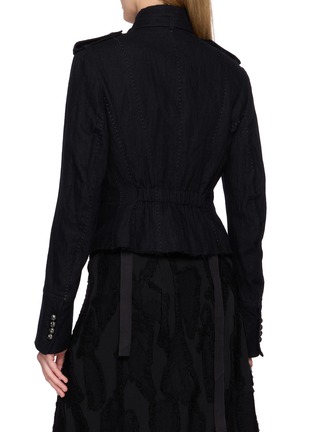 背面 - 点击放大 - MASNADA - Tie Neck Cropped Jacket