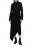 模特儿示范图 - 点击放大 - MASNADA - Tie Neck Cropped Jacket