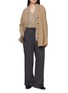 模特儿示范图 - 点击放大 - MASNADA - Double Front Knit Cardigan