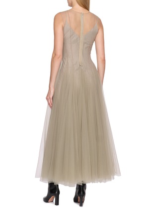 背面 - 点击放大 - MARC LE BIHAN - Flared Tulle Long Dress