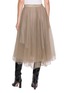 背面 - 点击放大 - MARC LE BIHAN - Ovoide Flared Tulle Midi Skirt