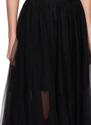  - MARC LE BIHAN - Ovoide Flared Tulle Midi Skirt