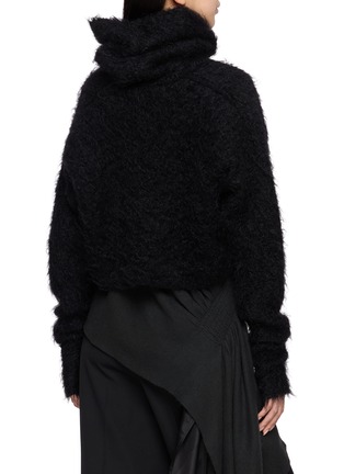 背面 - 点击放大 - MARC LE BIHAN - Cropped Turtleneck Mohair Sweater