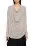 首图 - 点击放大 - MARC LE BIHAN - Long Sleeve Draped Front Top