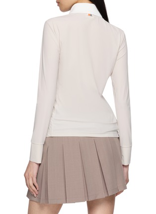 背面 - 点击放大 - SOUTHCAPE - Long Sleeve Cool Touch Collar T-Shirt
