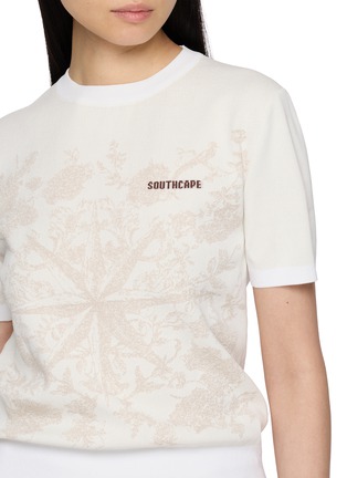 - SOUTHCAPE - 提花短袖针织衫