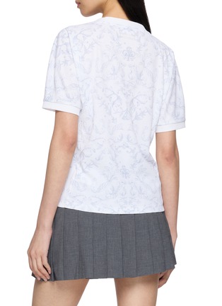 背面 - 点击放大 - SOUTHCAPE - Short Sleeve Textured Print T-Shirt