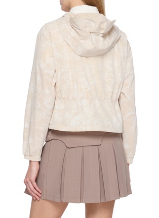 背面 - 点击放大 - SOUTHCAPE - Blossom Pattern Hooded Zip Up Jacket