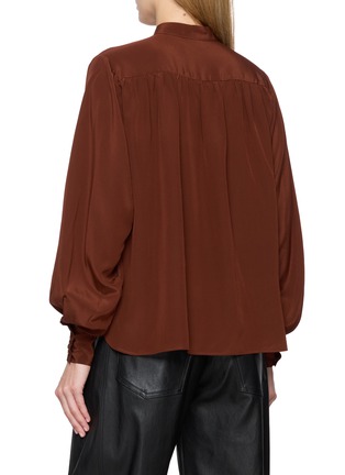 背面 - 点击放大 - MON&PAU - Long Sleeve Silk Blouse