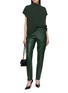 模特儿示范图 - 点击放大 - MON&PAU - Short Sleeves Knit Cashmere Vest