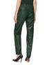 背面 - 点击放大 - MON&PAU - Lettuce Trim Elastic Waist Leather Pants