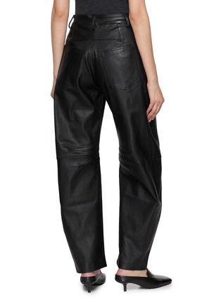 背面 - 点击放大 - MON&PAU - Curved Leg Leather Pants