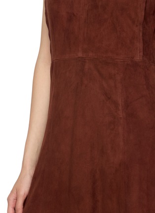  - MON&PAU - Sleeveless Suede Midi Dress