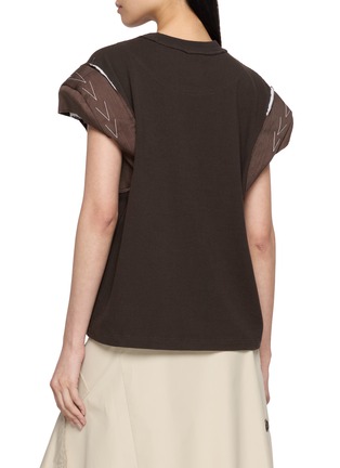 背面 - 点击放大 - SONIA CARRASCO - Tailored Shoulder Piqué Top