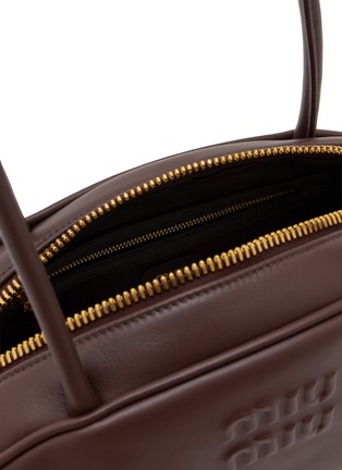 细节 - 点击放大 - MIU MIU - Medium Beau Bowling Leather Shoulder Bag