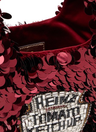 细节 - 点击放大 - ANYA HINDMARCH - Heinz Ketchup Sequin Mini Tote Bag