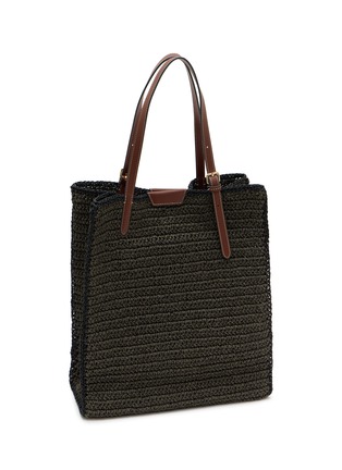 细节 - 点击放大 - ANYA HINDMARCH - Filippo Berio N/S Raffia Tote Bag