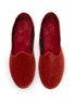细节 - 点击放大 - C.R.B. - Friulana Venetian Grosgrain Trim Velvet Flats