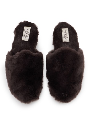 细节 - 点击放大 - C.R.B. - Faux Fur Slippers 
