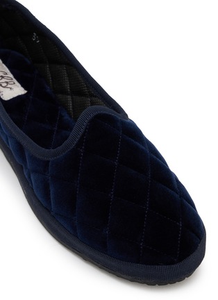 细节 - 点击放大 - C.R.B. - Friulana Venetian Quilted Velvet Flats