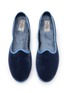 细节 - 点击放大 - C.R.B. - Friulana Venetian Grosgrain Trim Velvet Flats
