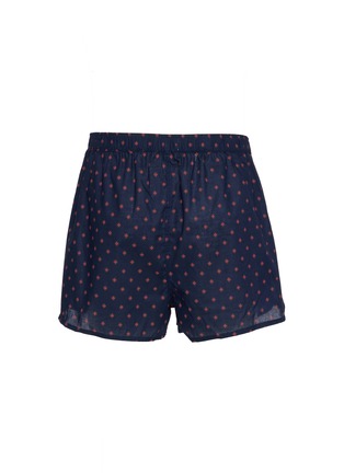 模特儿示范图 - 点击放大 - DEREK ROSE - Modern Fit Cotton Boxer
