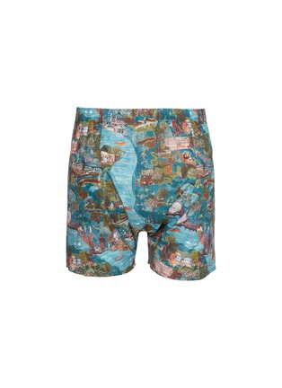 背面 - 点击放大 - DEREK ROSE - Graphic Printed Cotton Boxers