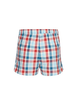 背面 - 点击放大 - DEREK ROSE - Chequered Cotton Boxers