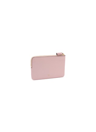 模特儿示范图 - 点击放大 - ANYA HINDMARCH - Nerds Leather Loose Pocket