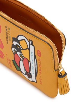 细节 - 点击放大 - ANYA HINDMARCH - Sushi No Ko Leather Loose Pocket