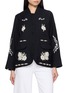 首图 - 点击放大 - AODRESS - Phils Floral Embroidered Velvet Short Jacket