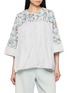 首图 - 点击放大 - AODRESS - Floral Embroidered Velvet Bolero Jacket