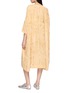 背面 - 点击放大 - AODRESS - Three Abstructs Velvet Midi Dress
