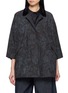 首图 - 点击放大 - AODRESS - Reversible Floral Jacquard Short Collar Coat